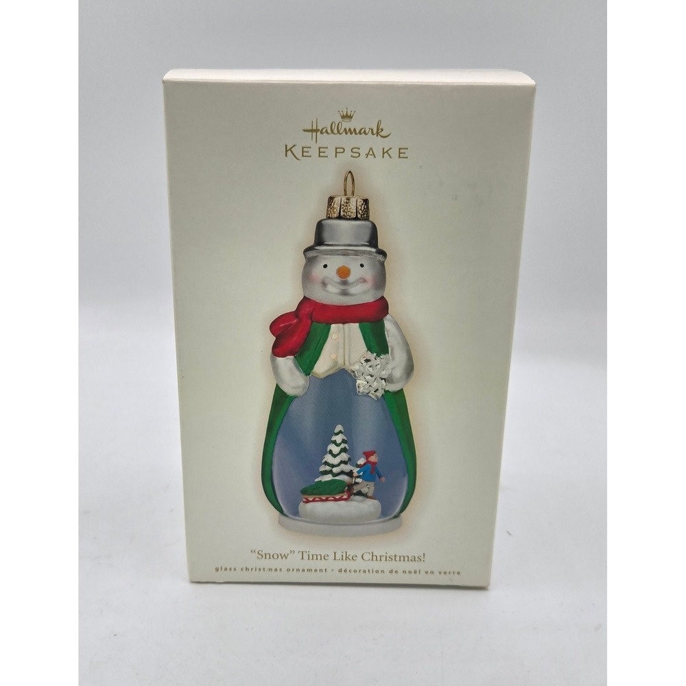 Hallmark Keepsake Snowman Christmas Ornament - "Snow" Time Like‎ Christmas!